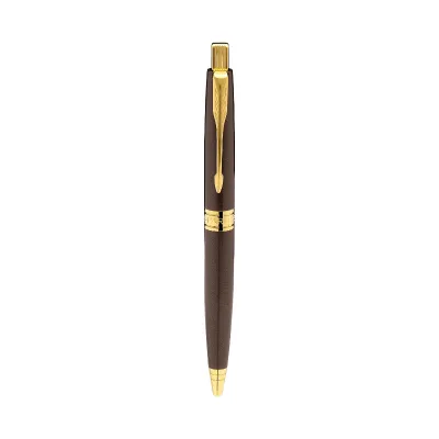 Parker Aster Laque Brown Gold Trim Ballpoint Pen